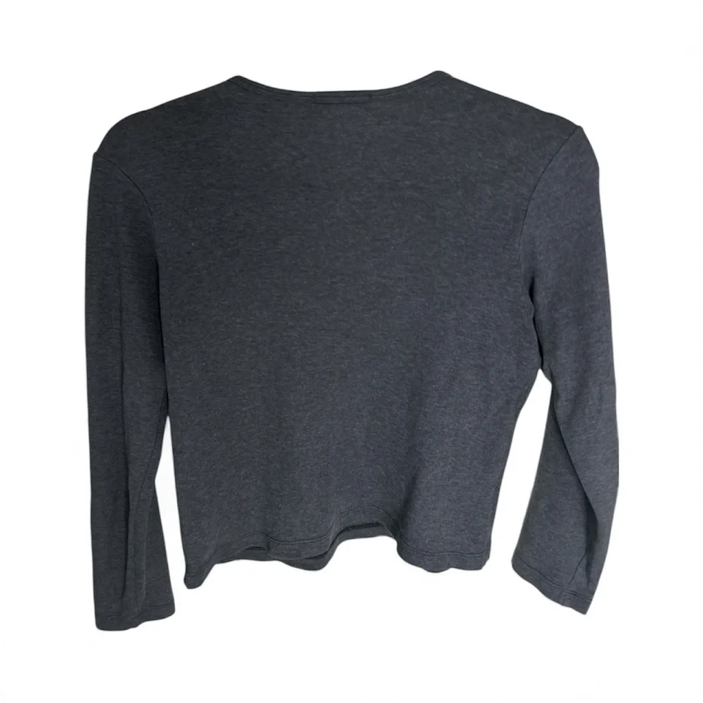 Banana Republic Sz Small Charcoal Long Sleeve Tee PreLoved